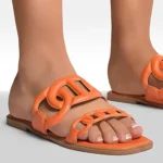 Elegant Comfortable Flat Sandals with Double Leather Chain - Perfect for Any Occasion