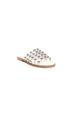 Studded Caged Open Toe Sliders - Chic & Comfortable Summer Sandals - Image 16