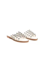 Studded Caged Open Toe Sliders - Chic & Comfortable Summer Sandals - Image 18