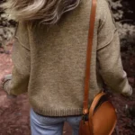 River Contrast Trim Mock Neck Sweater Elegant, Trendy & Versatile | Stylish Women's Sweaters