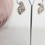 Elegant Gold Embellished Earrings - Radiant Sparkle for Every Occasion