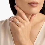 3.00 CTW Lab Grown Diamond Solitaire Engagement Ring in 14K White Gold F-VS Clarity, AGI Certified, Six Prong - Image 6