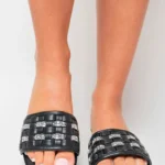 Cecilia Low Heeled Studded Strap Sandals Stylish & Comfortable Footwear for Every Occasion