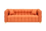 Orange Technology Fabric Sofa - 3 Seats, Waterproof & Stain-Proof, Anti-Cat Paw, 80 Inches Long - Image 2