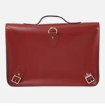Elegant Leather Backpack Satchel - Oxblood Red | Handmade in England | Premium Quality & Versatile Design - Image 3