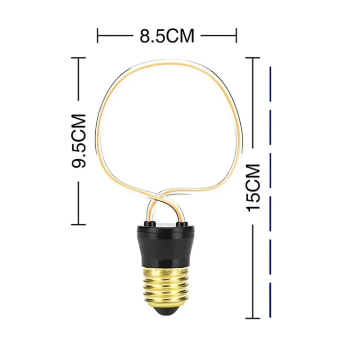 4W Retro LED Soft Filament E27 Decorative Industrial Light - Vintage Charm, Warm White Glow - Image 4