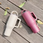 Aquaala Thirst Quencher 40 Oz Tumbler - Leak-Proof, Triple-Wall Insulated, Easy Carry Handle