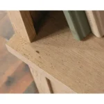 Elegant 5-Shelf Library Bookcase in Prime Oak - Cottage Style Furniture - Image 11