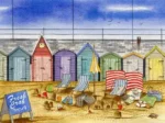 Limited Edition Art Print - Beach Huts No.1 | Exhibition Quality, Signed & Numbered