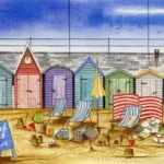 Limited Edition Art Print - Beach Huts No.1 | Exhibition Quality, Signed & Numbered