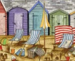 Limited Edition Art Print - Beach Huts No.1 | Exhibition Quality, Signed & Numbered - Image 2