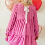 Dahlia Velvet Mini Dress with Flounce Sleeves and Tiered Ruffles - Luxurious and Playful | Perfect for Any Occasion