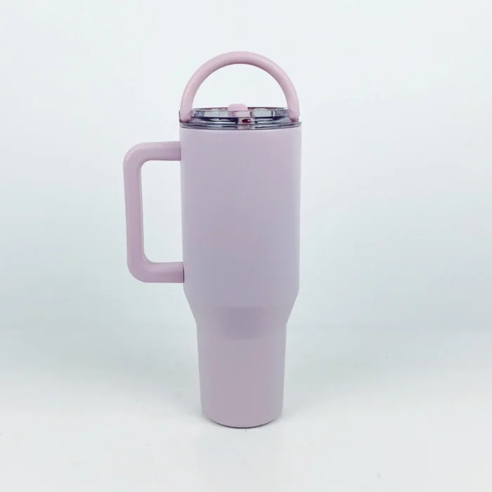 Aquaala Thirst Quencher 40 Oz Tumbler - Leak-Proof, Triple-Wall Insulated, Easy Carry Handle - Image 3