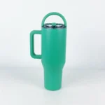 Aquaala Thirst Quencher 40 Oz Tumbler - Leak-Proof, Triple-Wall Insulated, Easy Carry Handle - Image 4