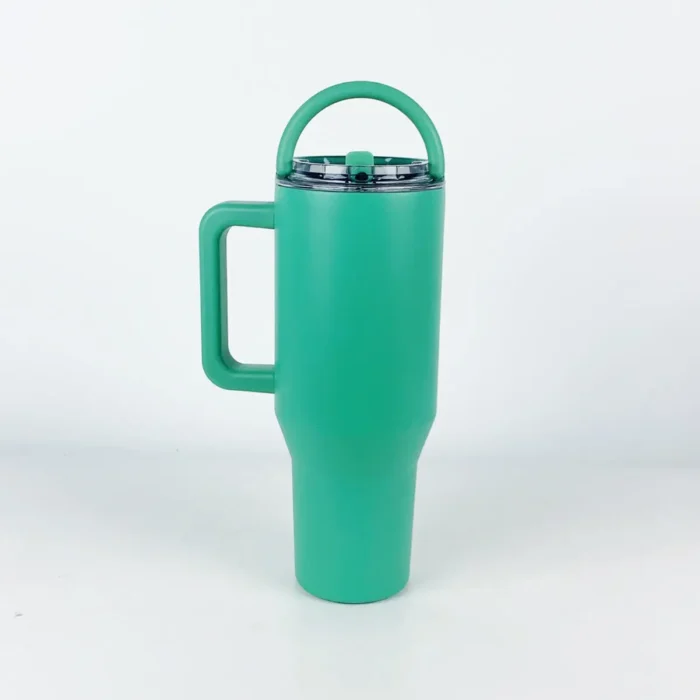 Aquaala Thirst Quencher 40 Oz Tumbler - Leak-Proof, Triple-Wall Insulated, Easy Carry Handle - Image 4