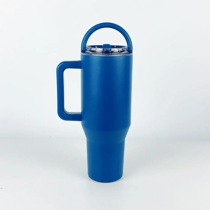 Aquaala Thirst Quencher 40 Oz Tumbler - Leak-Proof, Triple-Wall Insulated, Easy Carry Handle - Image 6