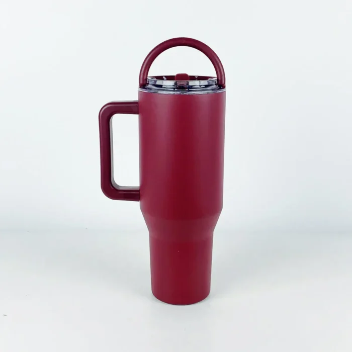 Aquaala Thirst Quencher 40 Oz Tumbler - Leak-Proof, Triple-Wall Insulated, Easy Carry Handle - Image 13