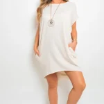 Esme Women's Stylish & Functional Short Sleeve Top with Front Pockets Perfect for Everyday Wear