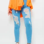 Lauren Distressed High Waisted Jeans Trendy Denim for Every Occasion