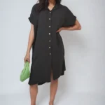 Julianna Button Front Shirt Dress Effortless Summer Elegance for Every Occasion