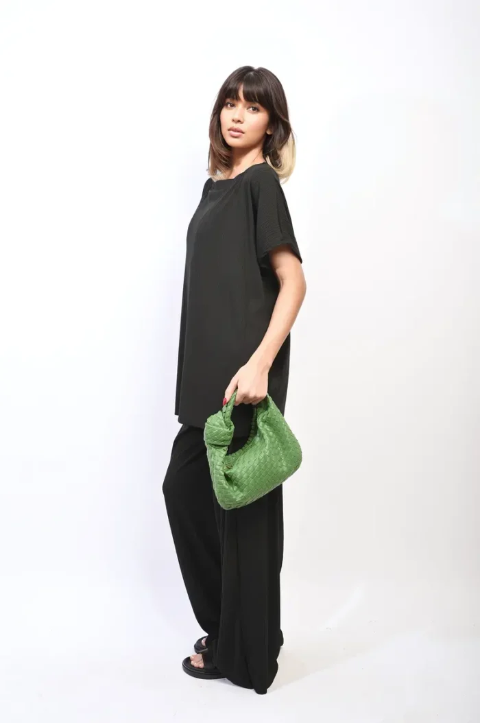 Gabriella Oversized Top & Wide Leg Trouser Co-ord Set Chic & Comfortable Women's Outfit - Image 2