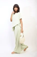 Gabriella Oversized Top & Wide Leg Trouser Co-ord Set Chic & Comfortable Women's Outfit - Image 10