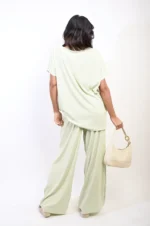 Gabriella Oversized Top & Wide Leg Trouser Co-ord Set Chic & Comfortable Women's Outfit - Image 11