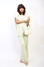 Gabriella Oversized Top & Wide Leg Trouser Co-ord Set Chic & Comfortable Women's Outfit - Image 12