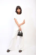 Gabriella Oversized Top & Wide Leg Trouser Co-ord Set Chic & Comfortable Women's Outfit - Image 13