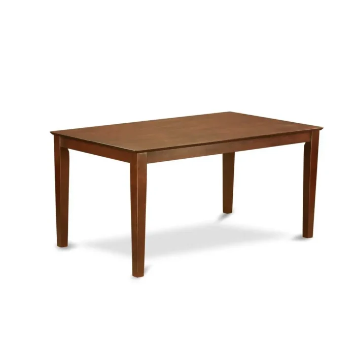 Elegant 5-Piece Dining Room Set | Solid Wood Table & 4 Kitchen Chairs in Mahogany Finish - Image 3