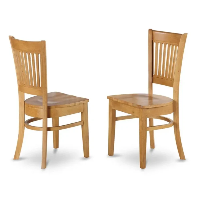 Elegant 7 Piece Dining Room Set - Solid Wood Dining Table & 6 Chairs in Oak Finish | Robust & Stylish - Image 4