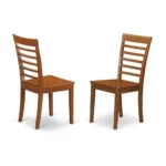 Elegant 9 Pc Dining Room Set Extendable Oval Table with 8 Saddle Brown Chairs - Image 4