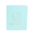 Baby Car Blue 3D Pop Up Greeting Card Perfect Handmade Laser Cut Keepsake for All Occasions - Image 4
