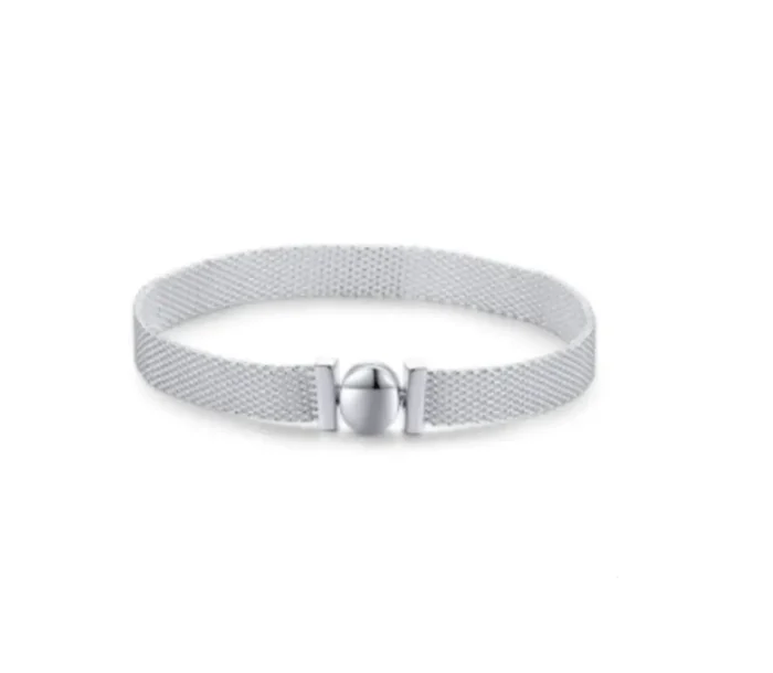 Elegant Silver Bracelet - Sterling Silver | Luxury Jewelry for Timeless Sophistication - Image 2
