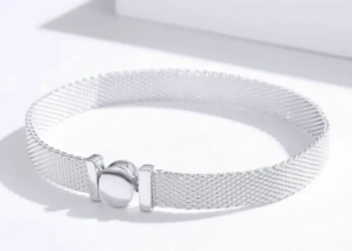 Elegant Silver Bracelet - Sterling Silver | Luxury Jewelry for Timeless Sophistication - Image 1