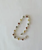 Elegant Multicolour Amber Link Bracelet - Authentic Baltic Amber & Sterling Silver, 7.5 Inches - Image 3
