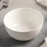 White Bowl 6.5" Inch | 16 Cm 31 Fl Oz | 930 Ml - Ideal for Soups, Cereal, Salad, and Pasta