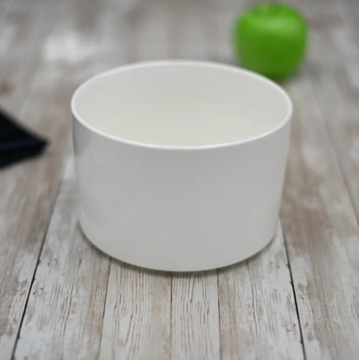 Deep White Bowl 6" | 15 Cm | 47 Fl Oz | 1400 Ml - Ideal for Soup, Cereal, Salad, Pasta & More - Image 1