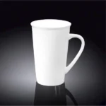 Elegant White Mug 19 Oz | 550 Ml - Premium Fine Porcelain, Dishwasher & Microwave Safe - Image 2