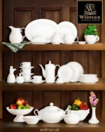 White Ceaser Salad Bowl 8.5" inch X 6" inch | 21 X 14.5 Cm - Elegant & Durable Porcelain Serving Bowl - Image 5