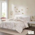 Luxurious Intelligent Design Dorsey Floral Print Comforter Set - Ultra Soft, Hypoallergenic, Machine Washable - Image 5