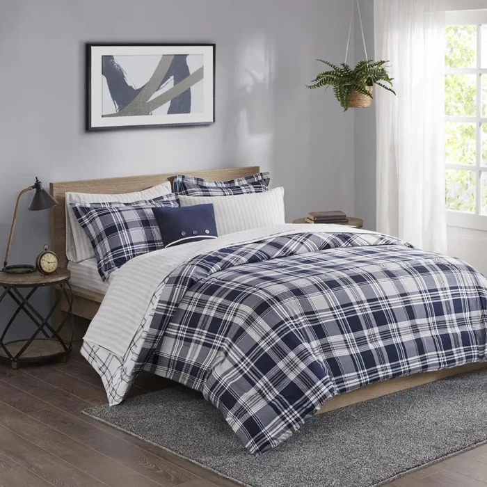 Madison Park Essentials Patrick Reversible 8 Piece Comforter Set - Hypoallergenic, Anti-Microbial, OEKO-TEX Certified - Image 8