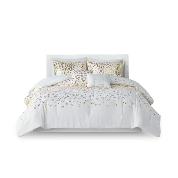 Luxurious Intelligent Design Dorsey Floral Print Comforter Set - Ultra Soft, Hypoallergenic, Machine Washable - Image 7