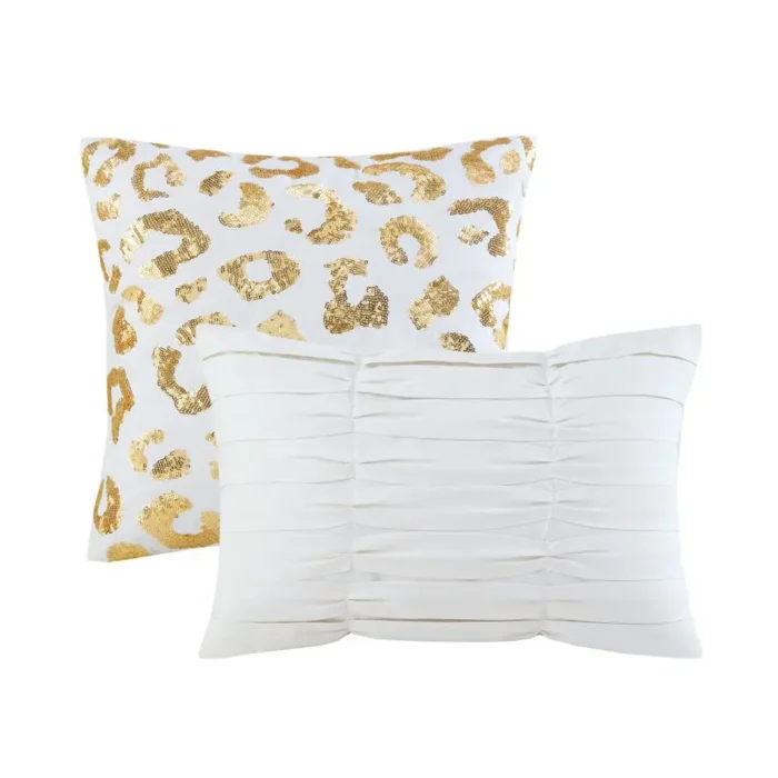 Luxurious Intelligent Design Dorsey Floral Print Comforter Set - Ultra Soft, Hypoallergenic, Machine Washable - Image 10