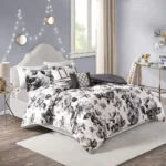 Luxurious Intelligent Design Dorsey Floral Print Comforter Set - Ultra Soft, Hypoallergenic, Machine Washable - Image 11