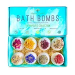 Luxury Therapeutic 'Purity' Bath Bomb Gift Set - Gluten-Free & Vegan | Handmade with Organic Ingredients | Relaxation & Aromatherapy