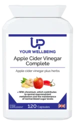 Apple Cider Vinegar Complete - Enhanced Herbal Weight Management & Digestive Health Supplement - 400mg, 120 Capsules