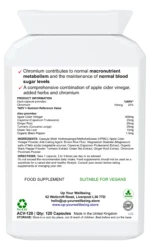 Apple Cider Vinegar Complete - Enhanced Herbal Weight Management & Digestive Health Supplement - 400mg, 120 Capsules - Image 2
