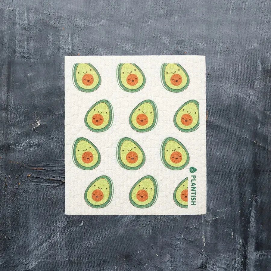 7964697_large.webp Avocado Swedish Sponge Cloth - Eco-Friendly, Durable & Super Absorbent Cleaning Cloth - Image 1