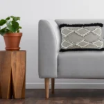 Stylish Tufted Decorative Pillow for Living Room 16"x 22" - High Quality & Elegant Design